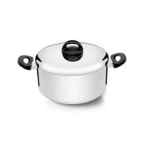 Caçarola de Alumínio Polido 24cm Eterna Nigro 5 lts