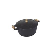 Caçarola de Ferro 2 Alças Com Tampa de Ferro - 6 Lt