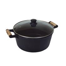 Caçarola de Ferro 2 Alças Com Tampa de Vidro 4,8 Lt
