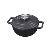 Caçarola de Ferro Fundido Esmaltado Aroma 18 cm Cinza Oxford Caçarola de Ferro Fundido Esmaltado Aroma 18 cm Cinza Oxford