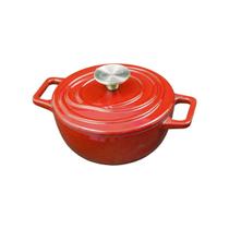 Caçarola de Ferro Fundido Esmaltado Aroma 18 cm Vermelho Oxford