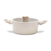 Caçarola de Indução Brinox Sirius Antiaderente Ceramic Life Ø24 cm 4 Litros Vanilla