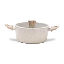 Caçarola de Indução Sirius Alumínio Antiaderente Ceramic Life 4L Ø24cm Vanilla Brinox Caçarola de Indução Sirius Alumínio Antiaderente Ceramic Life 4L Ø24cm Vanilla Brinox