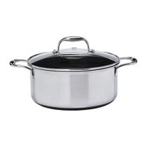 Caçarola em Aço Inox 24cm com Tampa Oxford CookingPro Hive