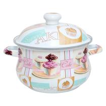 Caçarola Esmaltada A5 Fogão Indução Cake 3,6 L 22 cm Caçarola Esmaltada A5 Fogão Indução Cake 3,6 L 22 cm