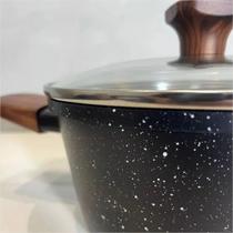 Caçarola fogão indução e gás panela antiaderente aluminio 1,9lt Caçarola fogão indução e gás panela antiaderente aluminio 1,9lt