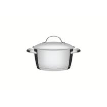 Caçarola funda aço inox com fundo triplo diâmetro 24cm Tramontina Caçarola funda aço inox com fundo triplo diâmetro 24cm Tramontina