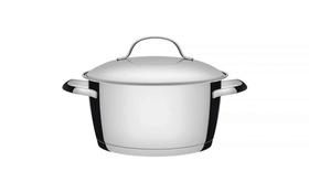 Caçarola Funda Tramontina Allegra em Aço Inox com Fundo Triplo 20 cm 3,1 L
