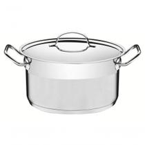 Caçarola Funda Tramontina Professional 28cm Em Aço Inox Com Detalhe Satinado Caçarola Funda Tramontina Professional 28cm Em Aço Inox Com Detalhe Satinado