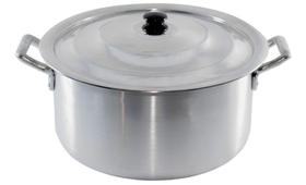 Caçarola Grande N 30 Panela Industrial de Alumínio Linha Hotel Restaurante