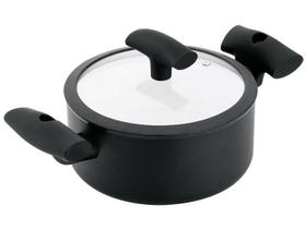 Caçarola Hércules Antiaderente com Tampa Preta