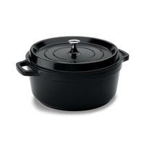 Caçarola Hercules Cerâmica Indução Preta 4,3L 25,4x11cm