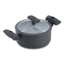 Caçarola Hercules Redonda Antiaderente Ceramica Indução Cinza 20x9cm 2,5L Caçarola Hercules Redonda Antiaderente Ceramica Indução Cinza 20x9cm 2,5L