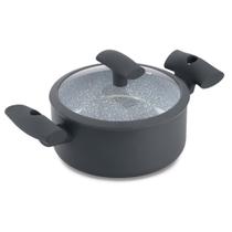Caçarola Hercules Redonda Antiaderente Ceramica Indução Cinza 22x9cm 3L Caçarola Hercules Redonda Antiaderente Ceramica Indução Cinza 22x9cm 3L
