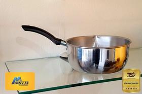 Caçarola JAPI 1 L, modelo 14 em alumínio Polido.