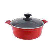 Caçarola Javali AA 20CM Cerâmica Revestida Antiaderente 2,4L Vermelho Javali