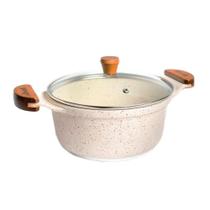 Caçarola Javali AM 24CM Alumínio Antiaderente Marmorizada 3,6L Branca Caçarola Javali AM 24CM Alumínio Antiaderente Marmorizada 3,6L Branca