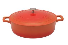 Caçarola Laranja Baixa Cook & Chef 28cm Alumínio Revestimento Cerâmico Mimo Style Caçarola Laranja Baixa Cook & Chef 28cm Alumínio Revestimento Cerâmico Mimo Style