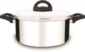 Caçarola Long Life Polida Super Reforçada 3mm com Tampa 24cm - Eirilar