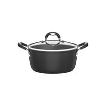 Caçarola Mônaco de indução preto 20 cm 2,6 L tampa de vidro - Tramontina