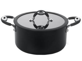 Caçarola Multiflon Antiaderente 5,4L 24cm 3mm - com Tampa Dom 49224