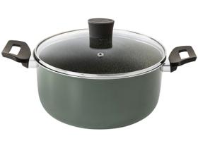 Caçarola Multiflon Antiaderente de Alumínio 20cm 2,7L Verde Ekó