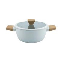 Caçarola Norma em Alumínio com Revestimento Antiaderente Cerâmico Cinza e Fundo de Indução 22cm 3L Caçarola Norma em Alumínio com Revestimento Antiaderente Cerâmico Cinza e Fundo de Indução 22cm 3L