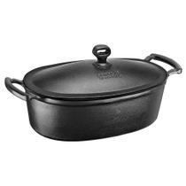Caçarola Oval Ferro Fundido 30X17,5X8,5 Cm 2,5 L Panela Mi