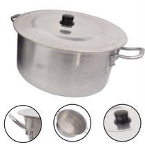 Caçarola Panela Grande Industrial de Alumínio Reforçado Hotel Restaurante N 30 10 Litros Caçarola Panela Grande Industrial de Alumínio Reforçado Hotel Restaurante N 30 10 Litros