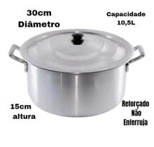 Caçarola panela grande n30 industrial sopa,caldos e feijoada