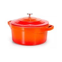 CACAROLA panela LE COOK ORANGE 20CM 2,6L PEGADORES SILICONE