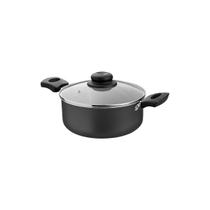 Caçarola Panela Tampa Vidro Clarity Antiaderente Teflon N20