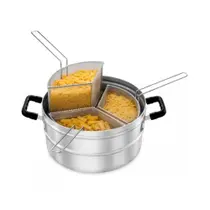 Caçarola Para Massas 3 Cestos Multi Cozer Alumínio Abc