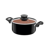 Caçarola Paris Alumínio Int. Antiaderente Ext. Poliéster Preto 18cm 2,1L PATP1 Tramontina 27815746