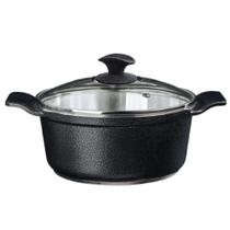 Caçarola Preto Craqueado Alumínio Usinado Javali Aa 28Cm