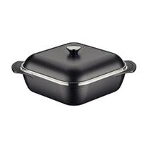 Caçarola Quadrada Tramontina Lyon Starflon Preto Com Tampa 28 Cm 5,5 L Tramontina Caçarola Quadrada Tramontina Lyon Starflon Preto Com Tampa 28 Cm 5,5 L Tramontina