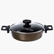 Caçarola Rasa 24cm/2,7L - Indução, Neoflam, Reverse, Cor Ouro Velho, Alumínio Forjado com Revestimento Cerâmico Interno & Externo