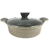 Caçarola Rasa 28cm/4,8L com Revestimento Cerâmico - Marble - Neoflam - Cor Cinza