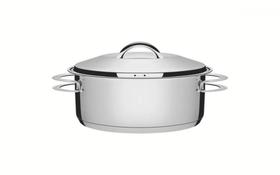 Caçarola Rasa Aço Inox 20 Cm Solar