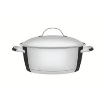 Caçarola Rasa Allegra 24 cm 4,2 L em Aço Inox com Fundo Triplo Tramontina 62653/240