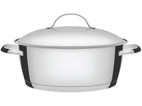 Caçarola Rasa Inox 3,3L - Tramontina UNICA