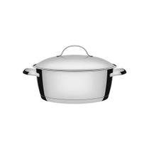 Caçarola Rasa Inox Fundo Triplo 24cm 4,2l Tramontin 62653240