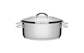 Caçarola Rasa Inox Fundo Triplo Solar 20cm 2,9l Tramontina