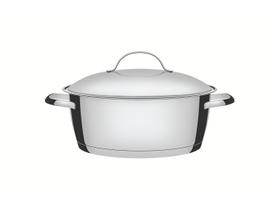 Caçarola Rasa Tramontina Allegra em Aço Inox com Fundo Triplo 24 cm 4,2 L Caçarola Rasa Tramontina Allegra em Aço Inox com Fundo Triplo 24 cm 4,2 L