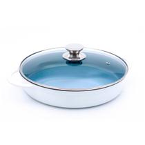 Caçarola Redonda Baixa Branca 3,5L Studio - Hercules Caçarola Redonda Baixa Branca 3,5L Studio - Hercules