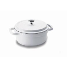 Cacarola redonda c/tampa branca c/antiaderente 295cm hercules