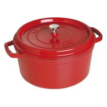 Caçarola Redonda de Ferro Fundido Staub 28cm Cereja