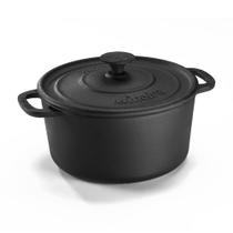 Caçarola Redonda Estilo Ferro Panela Mineira 16x13,5cm 1,5l