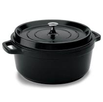 Cacarola redonda preta 29,5x13cm 6,8l hercules Cacarola redonda preta 29,5x13cm 6,8l hercules