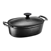 Caçarola Retrô Oval Tampa Ferro PanelaMineira 30x17,5cm 2,5L Caçarola Retrô Oval Tampa Ferro PanelaMineira 30x17,5cm 2,5L